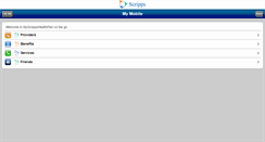 Desktop Screenshot of m.myscrippshealthplan.com