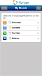 Mobile Screenshot of m.myscrippshealthplan.com